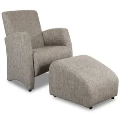 Nehl Sessel London Stoff Grau