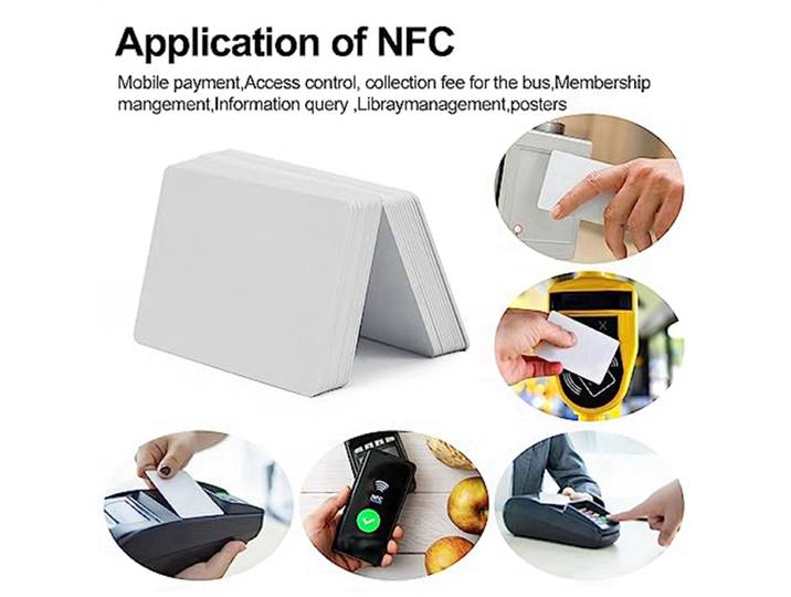 FORW-1000 pièces NTAG215 cartes NFC vierges 215 cartes NFC 215 étiquettes cartes NFC réinscriptibles 504 octets de mémoire pour
