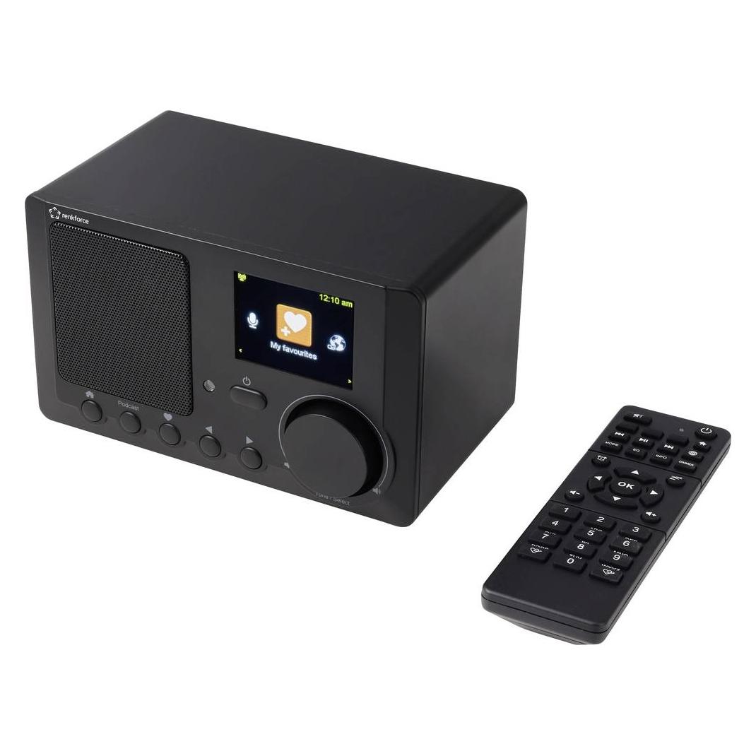 Renkforce RF-IR-MONO2 Internet Tischradio Internet Bluetooth, Internetradio, DL (Internetradio, Bluetooth, WLAN) (RF-7191140)
