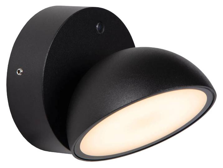 LUCIDE FINN - Wandleuchte Innen/Außen - LED - 1x12W 3000K - IP54 - Tag/Nacht-Sen