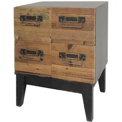 HTI-Living, Kommode + Sideboard, Kommode Imelda 4 Schubladen (44 x 33 x 55 cm)