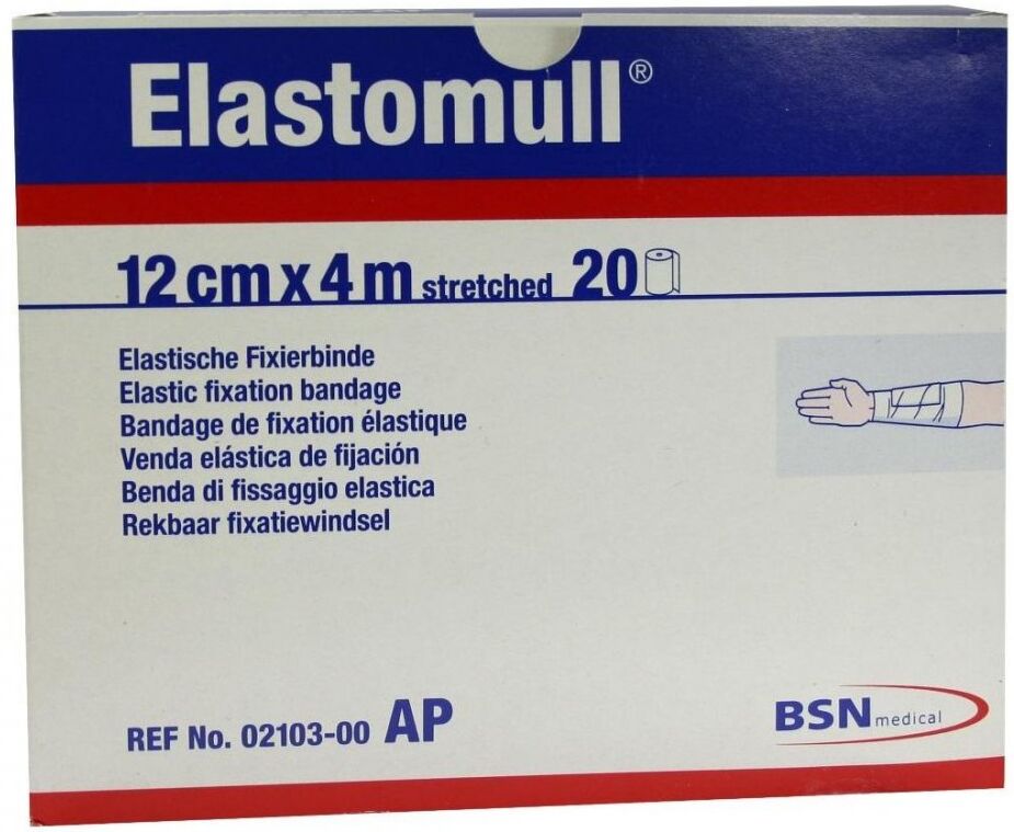 Elastomull 12 cmx4 m elastisch Fixierb.2103