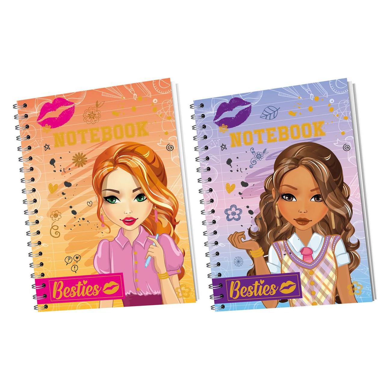 Besties Notizbuch A6, 60 linierte Blätter (A6, Liniert) (37427030)