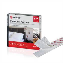 VELCRO® General Use Fastener 5m Hakenband 5m Flauschband, Haken & Flausch 20mm weiß VEL-PS20003