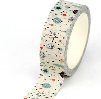 Uplift Essentials Festive Christmas Lantern Holiday Washi Tape Festive Christmas Lantern Holiday Washi Tape