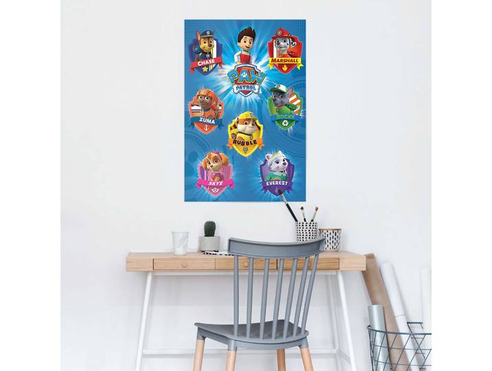 Applique murale Benni Papier Bleu 61 x 92 x 0cm