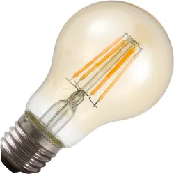 Lighto | LED Glühfaden | Große Glühbirne E27 | Stehlampe | Gold | Dämmerungssensor | 60mm | 4W