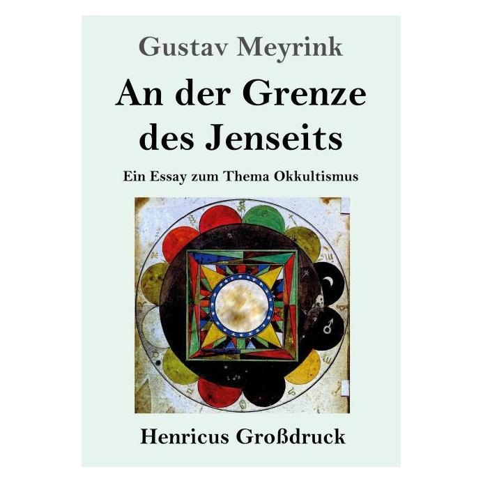 Umbreit An der Grenze des Jenseits (Grossdruck) (Deutsch, Gustav Meyrink) (69188229)