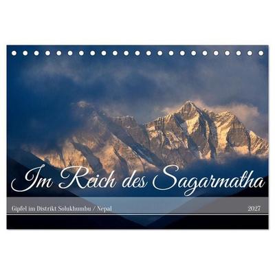 Im Reich des Sagarmatha (Tischkalender 2027 DIN A5 quer), CALVENDO Monatskalender