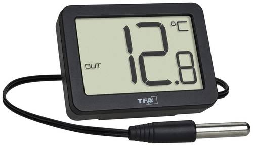 TFA Dostmann Thermometer Schwarz 30.1066.01