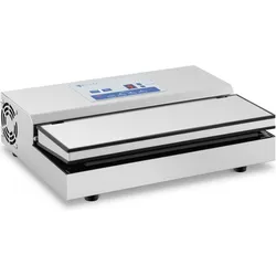 Royal Catering Vakuumierer Edelstahl Vakuumiergerät Einschweissgerät Vakuummaschine 31 cm, Vakuumiergerät, Silber