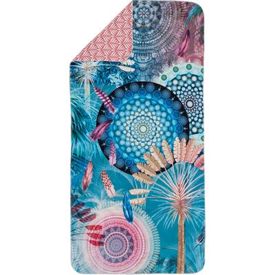 Strandtuch HIP "Kanya", bunt (multi, bunt), B:75cm L:180cm, Microfaser, Obermaterial: 100% Polyester, Handtücher, Mikrofaser, Schnelltrocknend, Reisen, Sport, Yoga, Wendeoptik