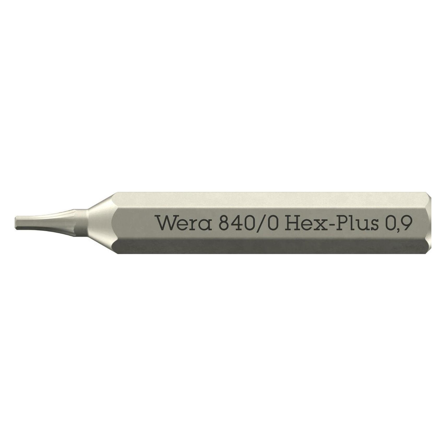 Wera 840 Micro Bits Hex-Plus 0,9 x 30mm (05058108001)