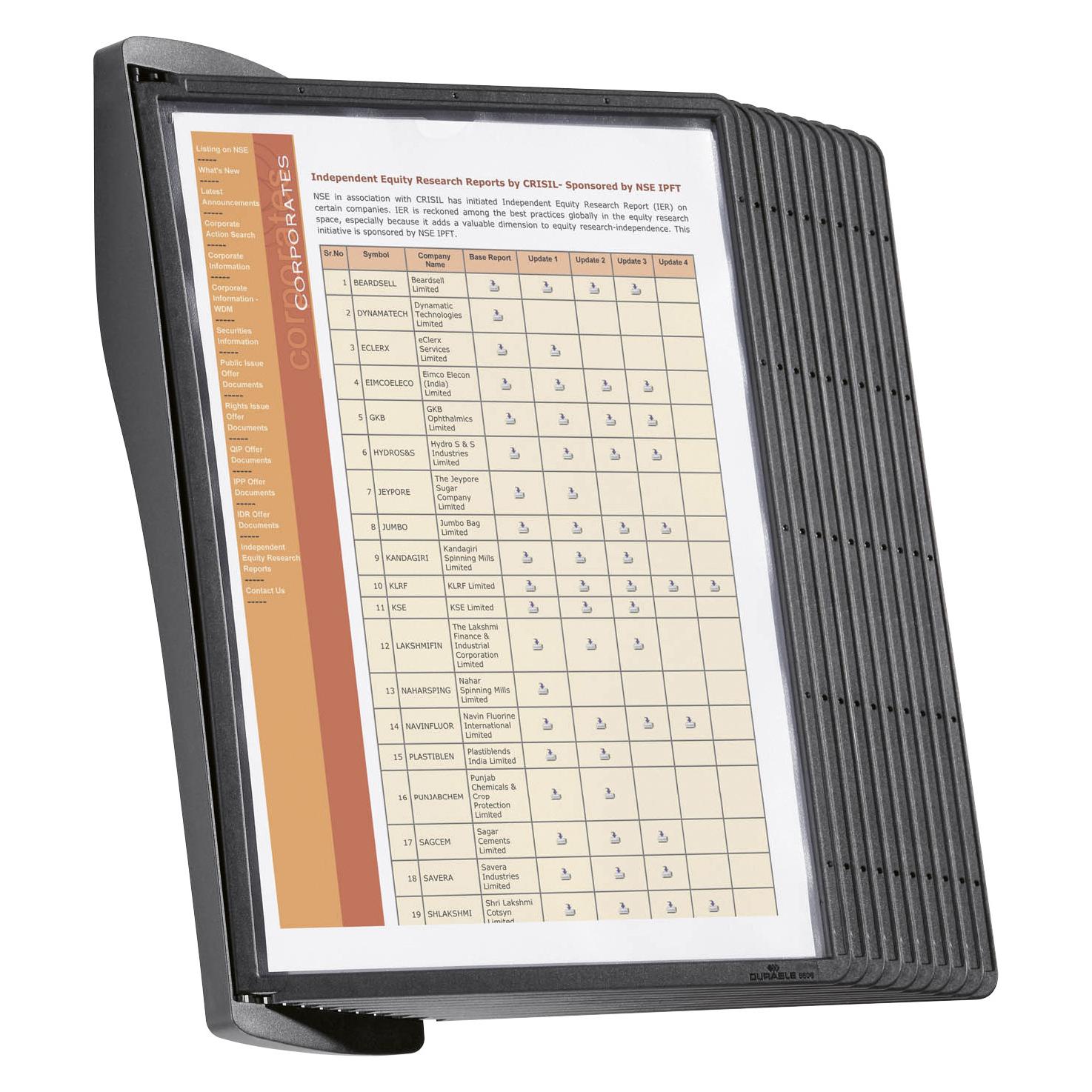 Durable SHERPA Style Wall0 5854010 Tafeln (4005546507361)