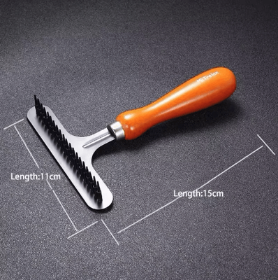 Inspire Picks Wooden Deshedding Undercoat Rake For Long & Short Hair Dogs And Cats wooden Handle Comb