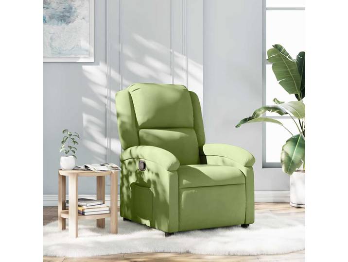 vidaXL Relaxsessel Hellgrün Samt