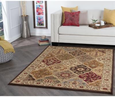 Alise Rugs Rhythm Traditional Oriental Indoor Area Rug