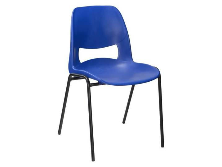 Chaise Asola - bleue - Lot de 4