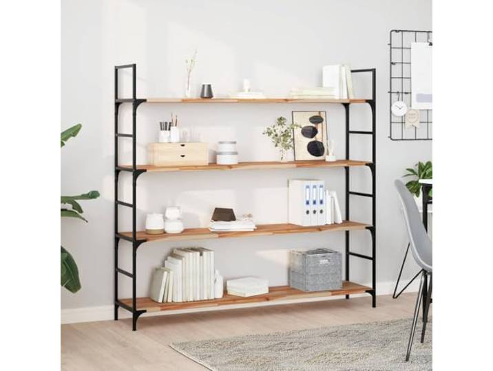 IBUQDDV Schweberegale 2 STK. 140x30x2 cm Massivholz Akazie Ölbehandelt Akazienholz, ölbehandelt, feuchtigkeitsresistent, Unikat, flexible Anordnung, vielseitig einsetzbar
