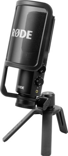 Rode Stand Kondensatormikrofon NT-USB+ Übertragungsart (Details):USB inkl. Stativ, inkl. Kabel