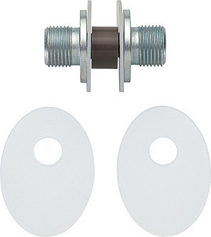 HOPPE Stoßgriff-Befestigung System Nr.7, paarweise, TS 8-12 573585