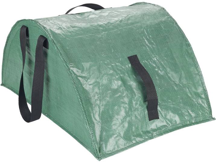 Laubsammler MAXIMEX XL , grün, B:50cm H:35cm L:75cm, Kunststoff, Kehrgeräte, Laubsammler, Gartenzubehör zum Aufsammeln von Gartenabfall, integrierte Kehrkante