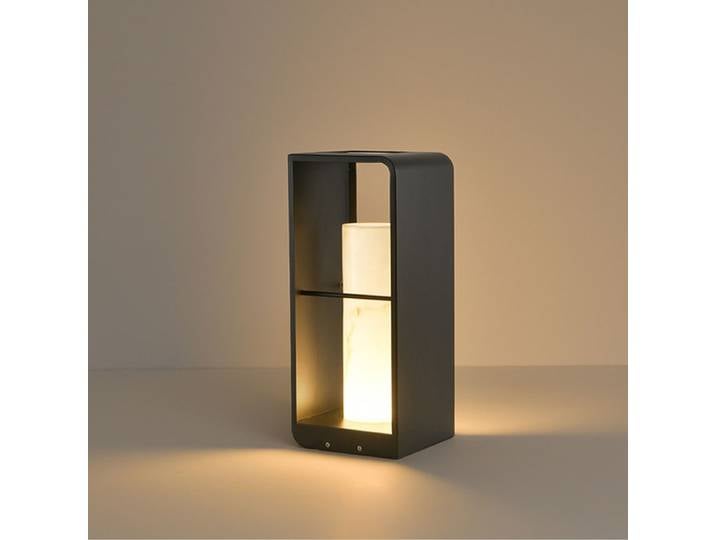 Lampe de pelouse extérieure en acier inoxydable, décoration de jardin, éclairage de paysage d'ambiance pour pelouse