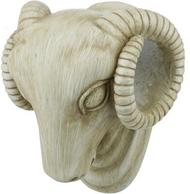 Urbanest Ram Head Drapery Sconce, 1 3/8-inch Diameter