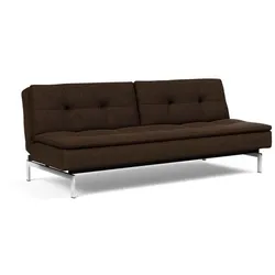 INNOVATION LIVING Schlafsofa Dublexo Chrom Stoff Chocco