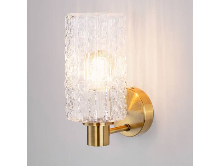 Applique Certa Ø 13cm Doré/Doré aluminium / verre transparent LED E27