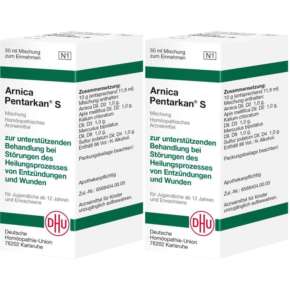 Arnica Pentarkan S Mischung 2x 2x50 ml