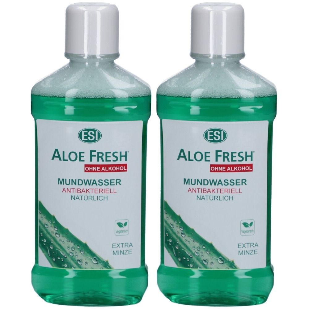 Aloe Vera Mundwasser x2 2x500 ml