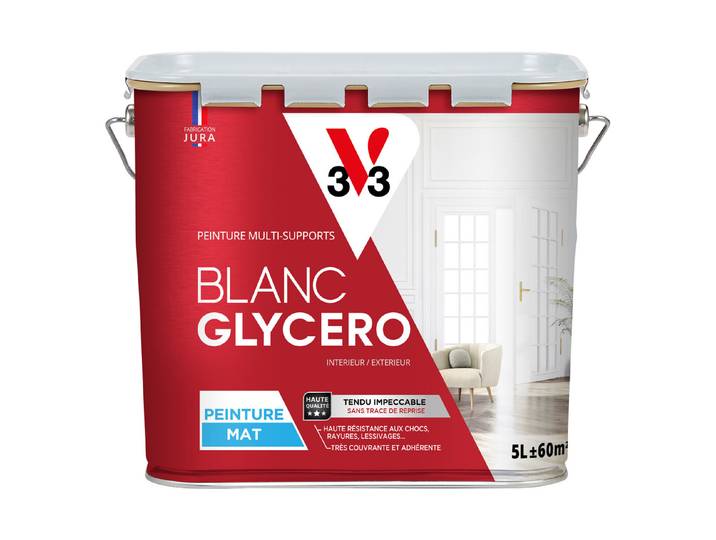 V33 Glycero matt weiss 5l