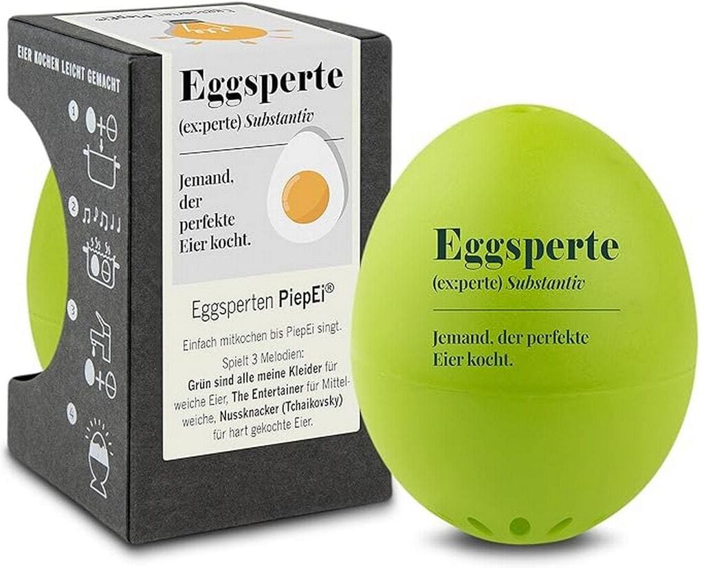 Küchentimer "PiepEi Singende Eieruhr Eggsperten", grün (apfelgrün), Wecker, Küchentimer apfelgrün Einheitsgröße