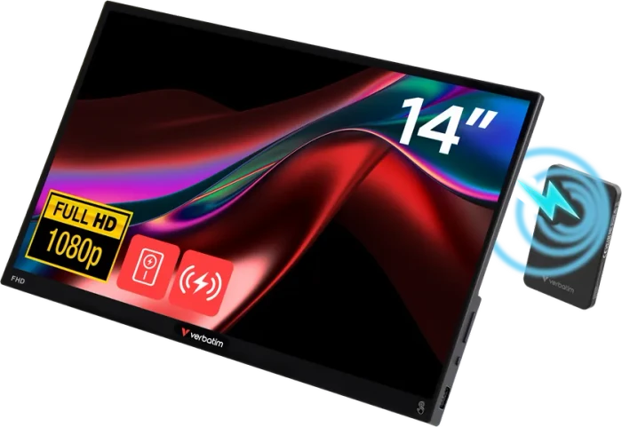 14" VERBATIM PMT-14 LIGHT TOUCH mit magnetischer Powerbank