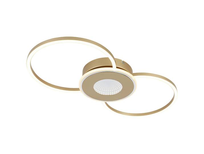 LED-Deckenleuchte Alexander Chromfarben max. 18 Watt Deckenlampe