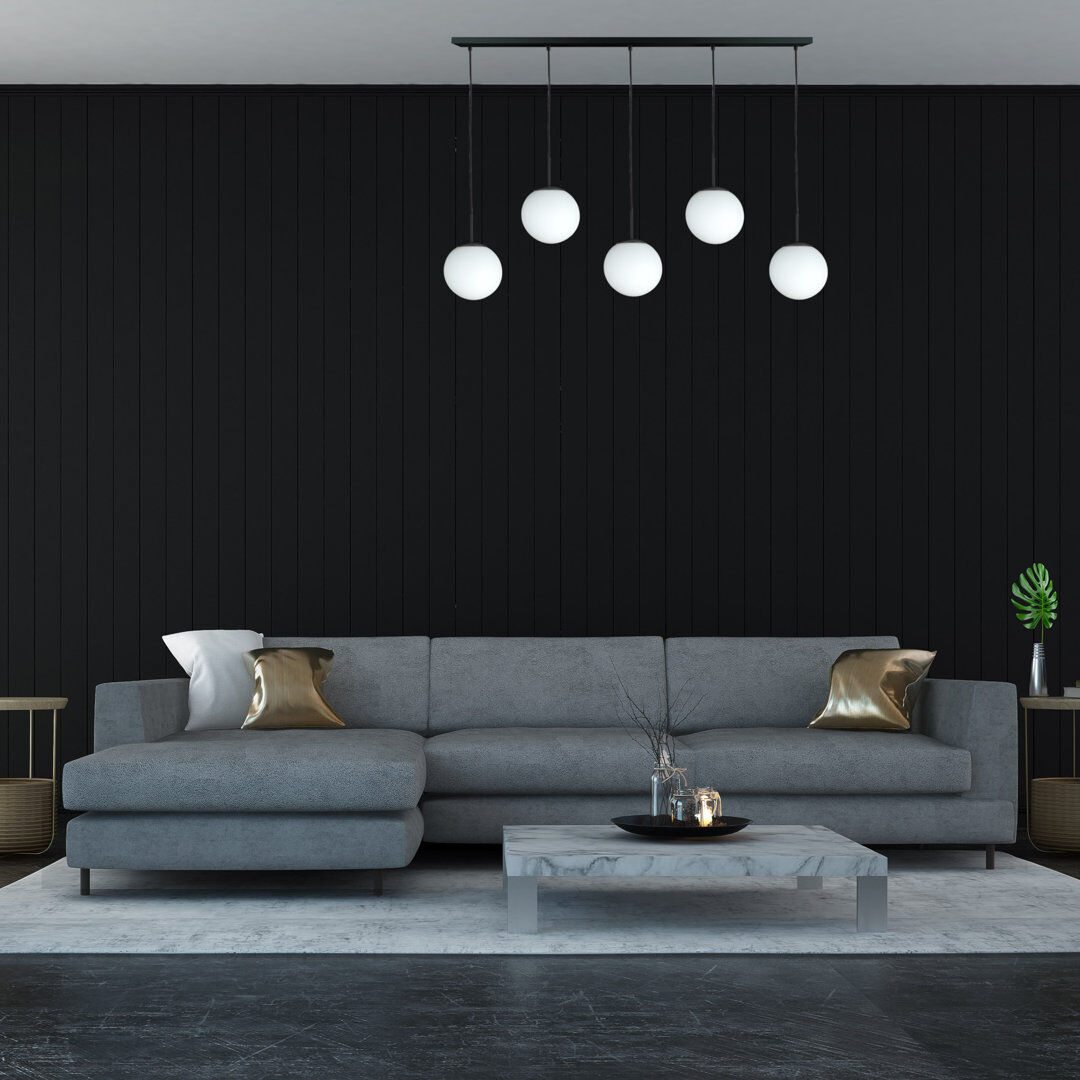 Latitude Run Bosie - Light Matte Black Pendant Matte Black