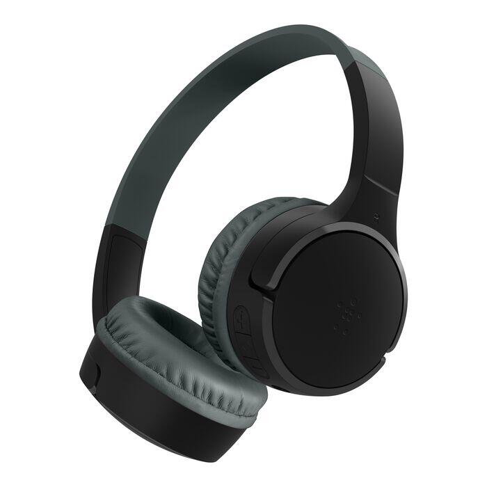 Belkin SoundForm Mini kabelloser On-Ear-Kopfhörer für Kinder, schwarz AUD002BTBKV3