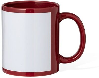 Tasse Unique de Sublimation Publicitaire Orchix céramique bordeaux