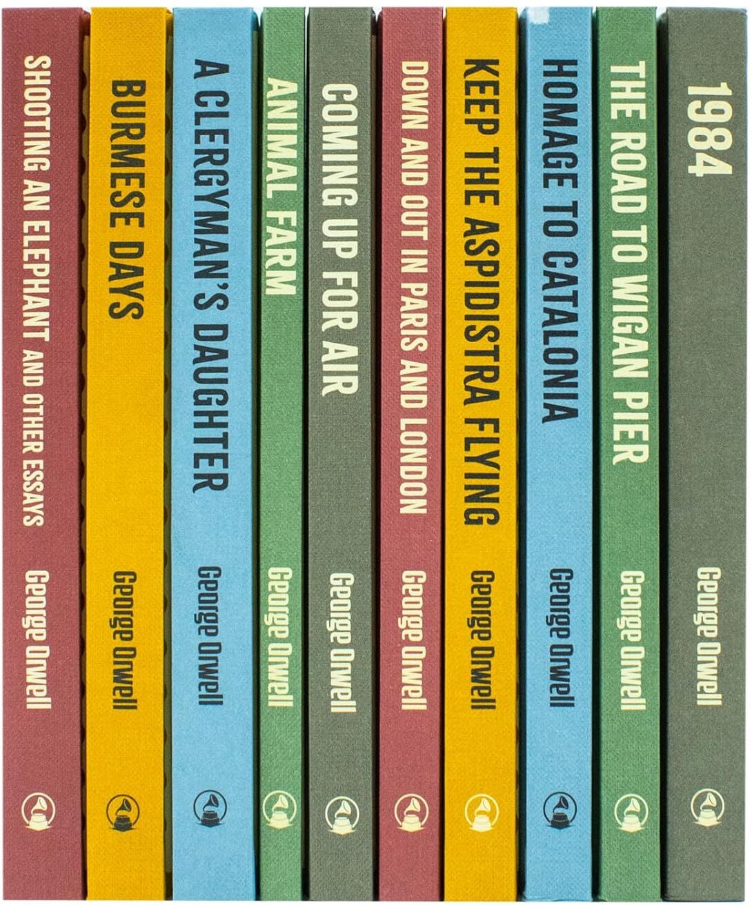 Classic Editions The Greatest Works of George Orwell 10 Books Hardback Collection – 1984, Animal Farm & Classic Literature Collection