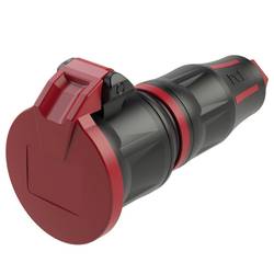 PC Electric 24712-sr Schutzkontaktkupplung Gummi, PA6 250 V Schwarz, Rot IP54