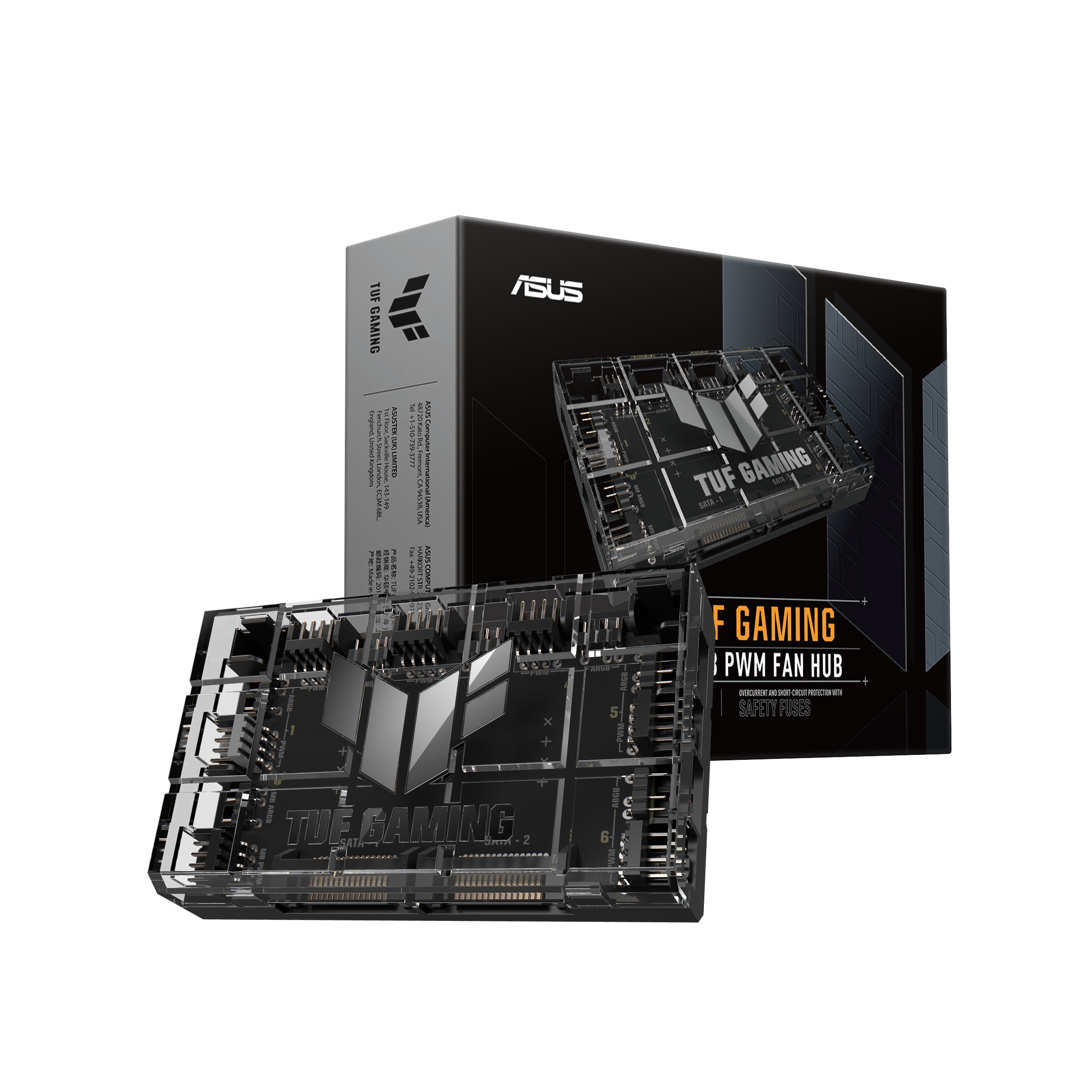 ASUS TUF Gaming ARGB PWM Fan Hub 90DA00C0-B09000