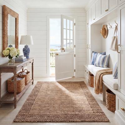 SAFAVIEH Flatweave Natural Fiber Hatemina Farmhouse Hemp Rug