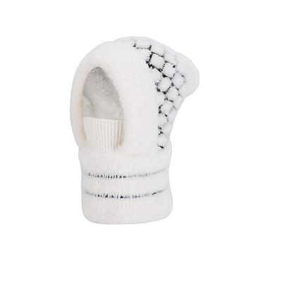 3-in-1 Mütze: Nackenwärmer und Gesichtsmaske – die perfekte Wintermütze für Damen, ideal zum Radfahren und Skifahren. Mit Fleece gefüttert, bietet sie Ohrenschützer und schützt den gesamten Kopf vor Kälte.