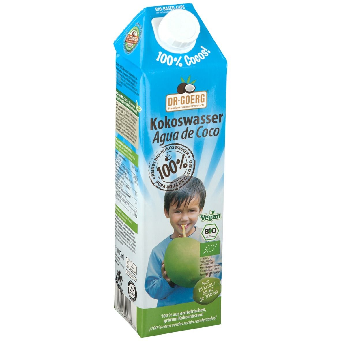 Bio-Kokoswasser 1000 ml Flüssigkeit