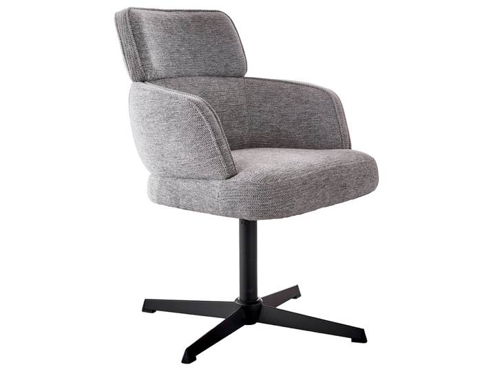 Wöstmann Markenmöbel Stuhl WM 2320, grau, Stoff