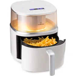 Air Bloom Heißluftfritteuse Dampffunktion 1500W 7,5 Liter 16 Programme