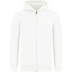 SMILODOX Zip Hoodie Yasin, Größe S in Weiß Weiß