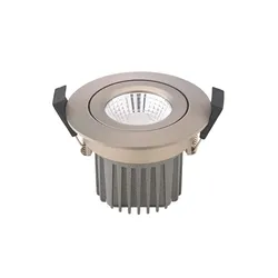 Sigor Einbauleuchte 68 Diled 10W 730lm 4000K dimmbar stahl 36°