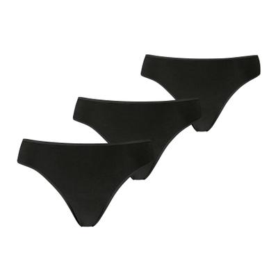 String PUMA "PUMA WOMEN MAINLINE STRING", Damen, Gr. XL, Single Jersey, schwarz, Single Jersey, Obermaterial: 56% Baumwolle, 38% Modal, 6% Elasthan, körpernah, Unterhosen String, unifarben oder meliert